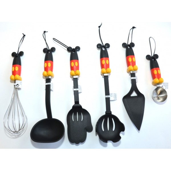 Disney Mickey Mouse kitchen Cooking Utensils set of 6